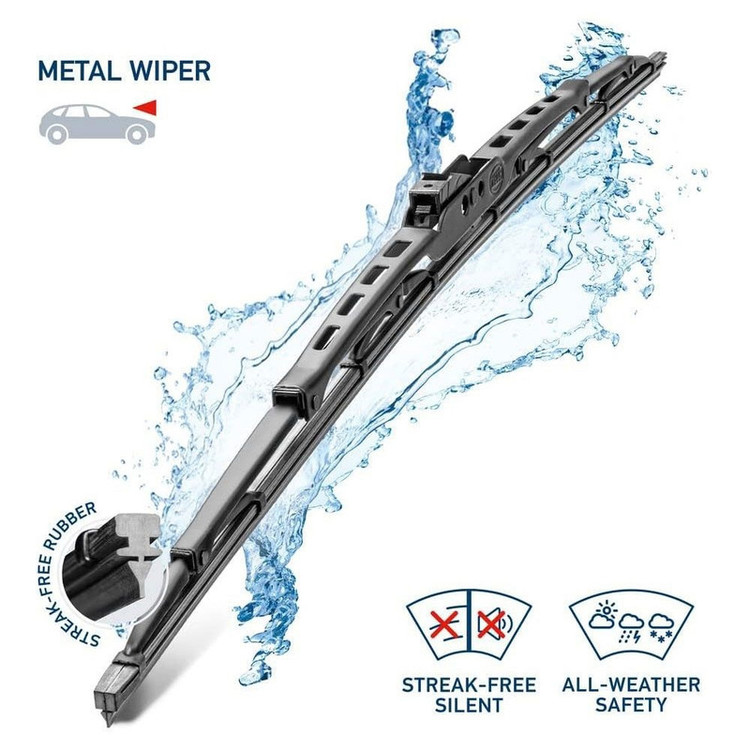 تیغه برف پاککن مدل فابریک AllWeather مناسب برای ام وی ام X33 Cross بسته 2 عددی